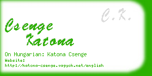 csenge katona business card